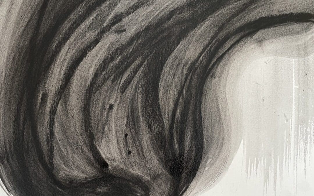 Ash Cloud I drawing by Claire Cansick