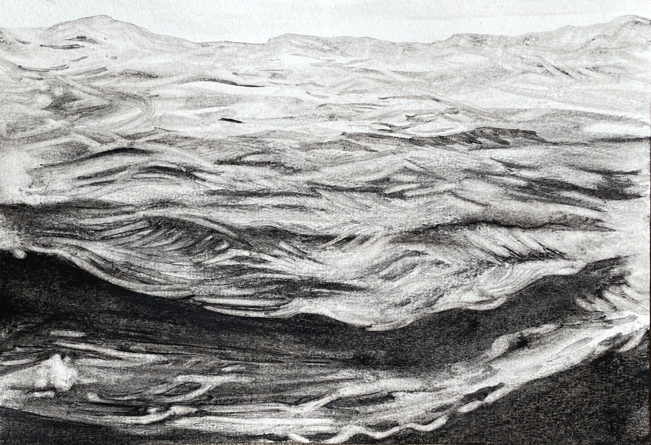 Sea Study III by Claire Cansick