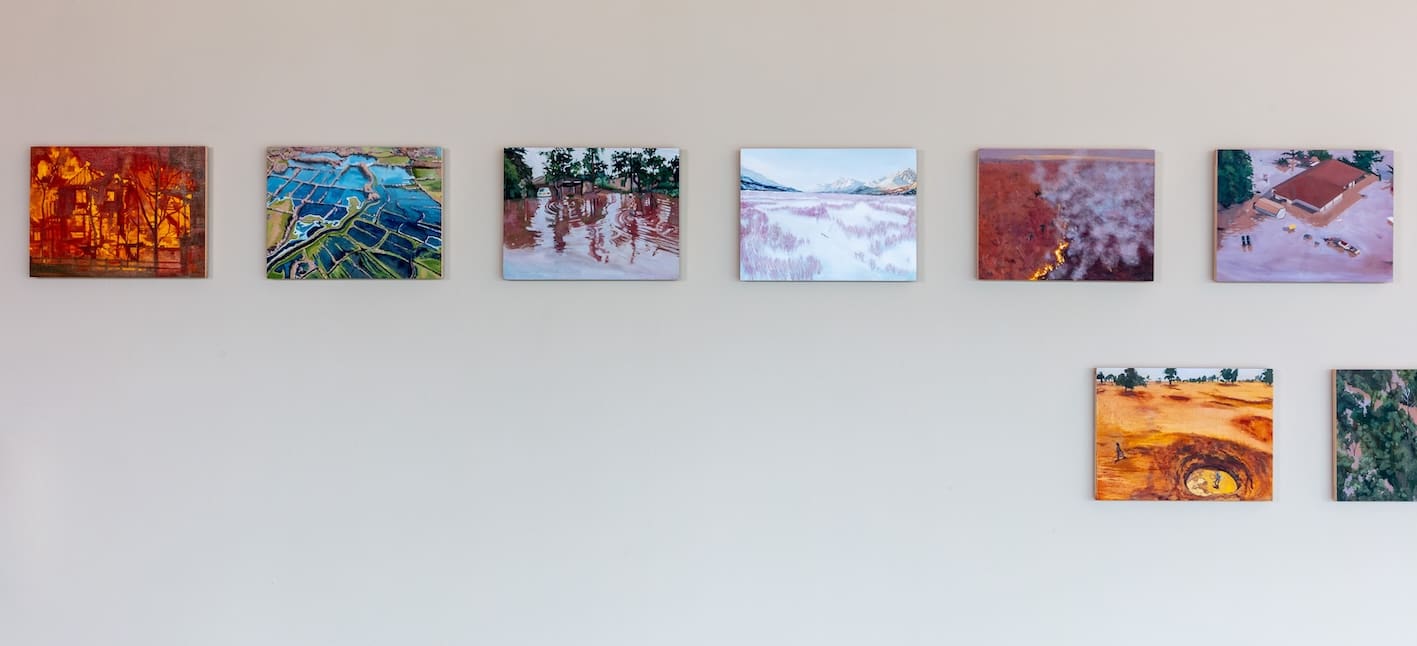 Claire Cansick: You And I Are Earth, 2023, Installation View, Firstsite. Photos Richard Ivey.