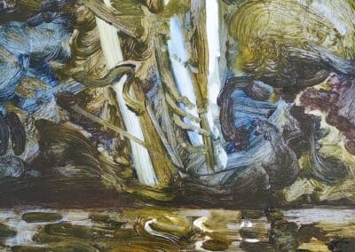 Fritton Lake painting by Claire Cansick